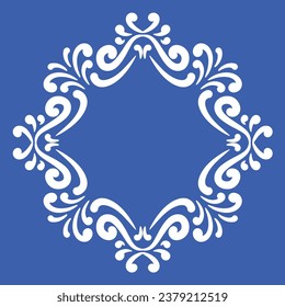 Ornamental blue and white patterns for any decor.