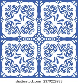 Ornamental blue and white patterns for any decor.