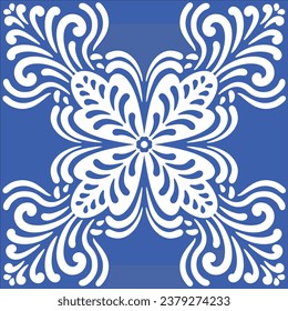 Ornamental blue and white patterns for any decor.