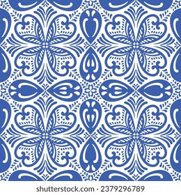 Ornamental blue and white patterns for any decor.