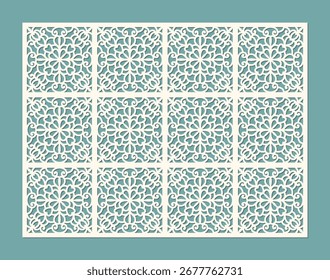 Plantilla de marcador ornamental para proyectos de papercuting