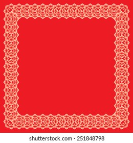 ornamental border from color polygons