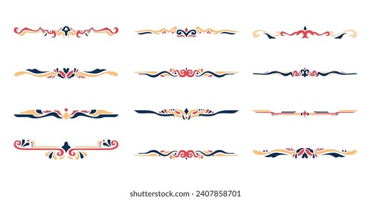 Ornamental Border Element Vector Art
