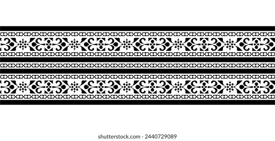 ornamental border template vector art