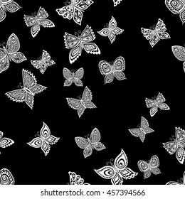 ornamental butterflies pattern