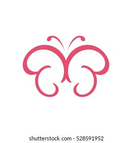 Ornamental Butterfly vector Logo Template Illustration Design. Vector EPS 10.