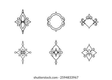 Ornamental Card Design Vector Art.