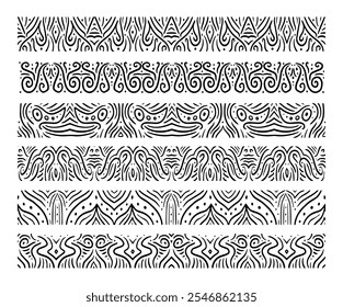 Ornamental certificate border collection art