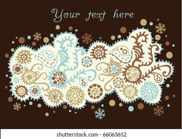 ornamental christmas background