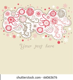 ornamental christmas background