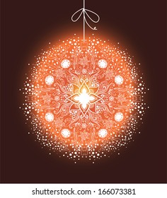 Ornamental Christmas ball