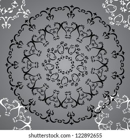 ornamental circle background