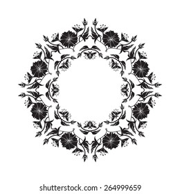 ornamental circle frame