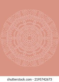 ornamental circle illustration of a background
