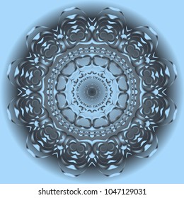 Ornamental circle pattern. Mandala. Vintage decorative elements. Hand drawn colorful vector background. for design