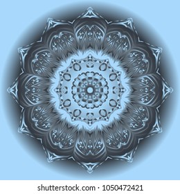 Ornamental circle pattern. Mandala. Vintage decorative elements. Hand drawn vector background. for design
