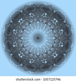 Ornamental circle pattern. Mandala. Vintage decorative elements. Hand drawn vector background. for design