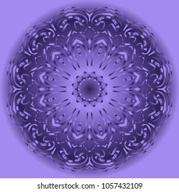 Ornamental circle pattern. Mandala. Vintage decorative elements. Hand drawn colorful vector background. for design
