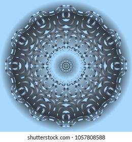 Ornamental circle pattern. Mandala. Vintage decorative elements. Hand drawn colorful vector background. for design