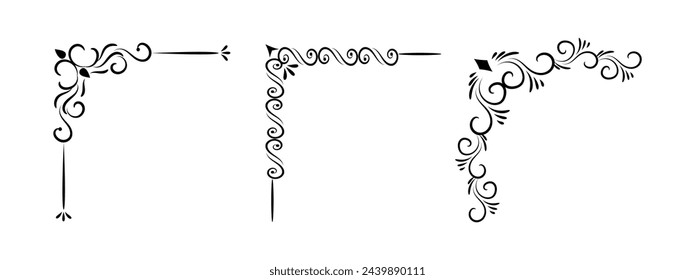 Ornamental corner frame Different Design