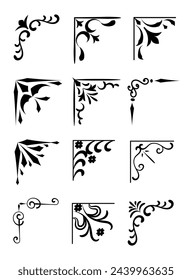 Ornamental corner frame Different Design