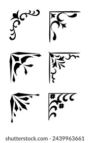 Ornamental corner frame Different Design