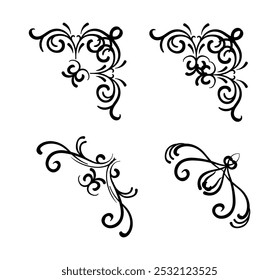 Ornamental corner frame Different Design