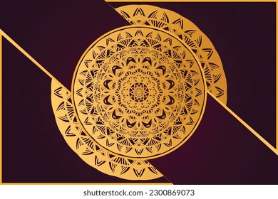 Zierend kreative Vektorgrafik Luxus dekorative mandala Hintergrund Design