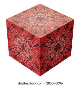 Ornamental cube design
