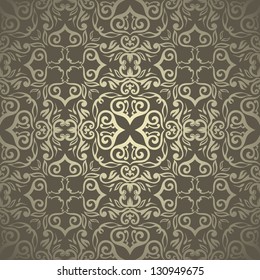 Ornamental damask  pattern