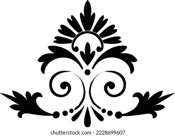 ornamental decoration objects vector illustration