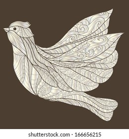 ornamental decorative abstract bird
