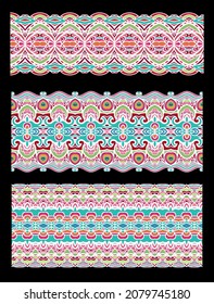 Ornamental decorative border ornaments,  frames on  dark background
