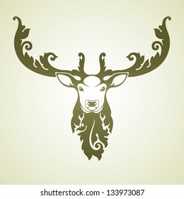 Ornamental decorative deer