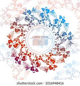 Ornamental decorative elements.Lace background with a place for text.Can be used in present cards, invitation to wedding, valentines,calendars, brochures, business cards, gift cards and etc.