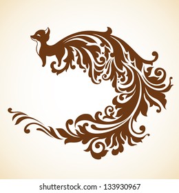 Ornamental decorative fox