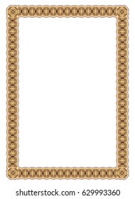 Ornamental decorative frame created in vector.