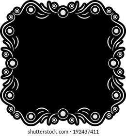 Ornamental decorative frame. Vector illustration. 