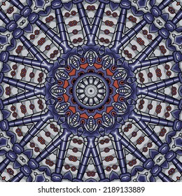 Ornamental Decorative Kaleidoscope Movement Geometric Circle, abstract floral kaleidoscope