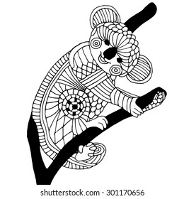Ornamental decorative koala