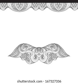 ornamental decorative lace elements