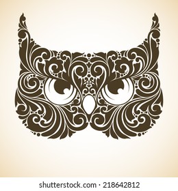 Ornamental decorative owl