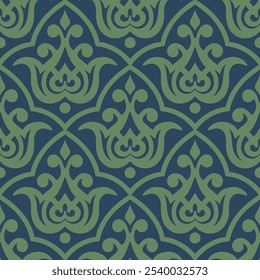 Ornamental decorative pattern element. Seamless texture. Vector illustration. 