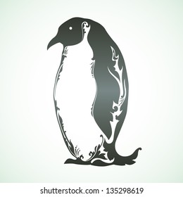 Ornamental decorative penguin
