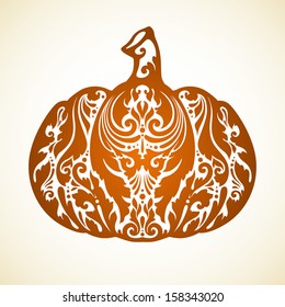 Ornamental decorative pumpkin