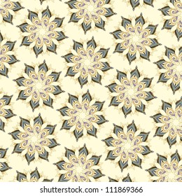 Ornamental decorative retro stylized pattern