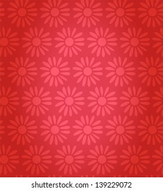 Ornamental decorative seamless texture. Background with flowers. Shiny pattern