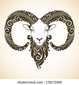 Ornamental decorative sheep 