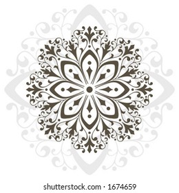 Ornamental design, digital artwork