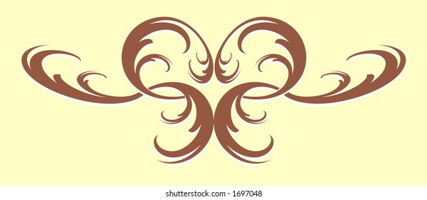 Ornamental design, digital artwork